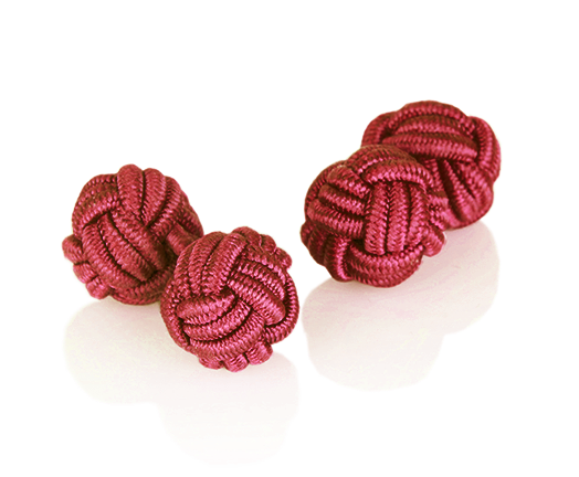 Red knot cufflinks