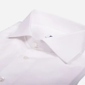 Camicia su misura tessuto Royal Oxford bianco