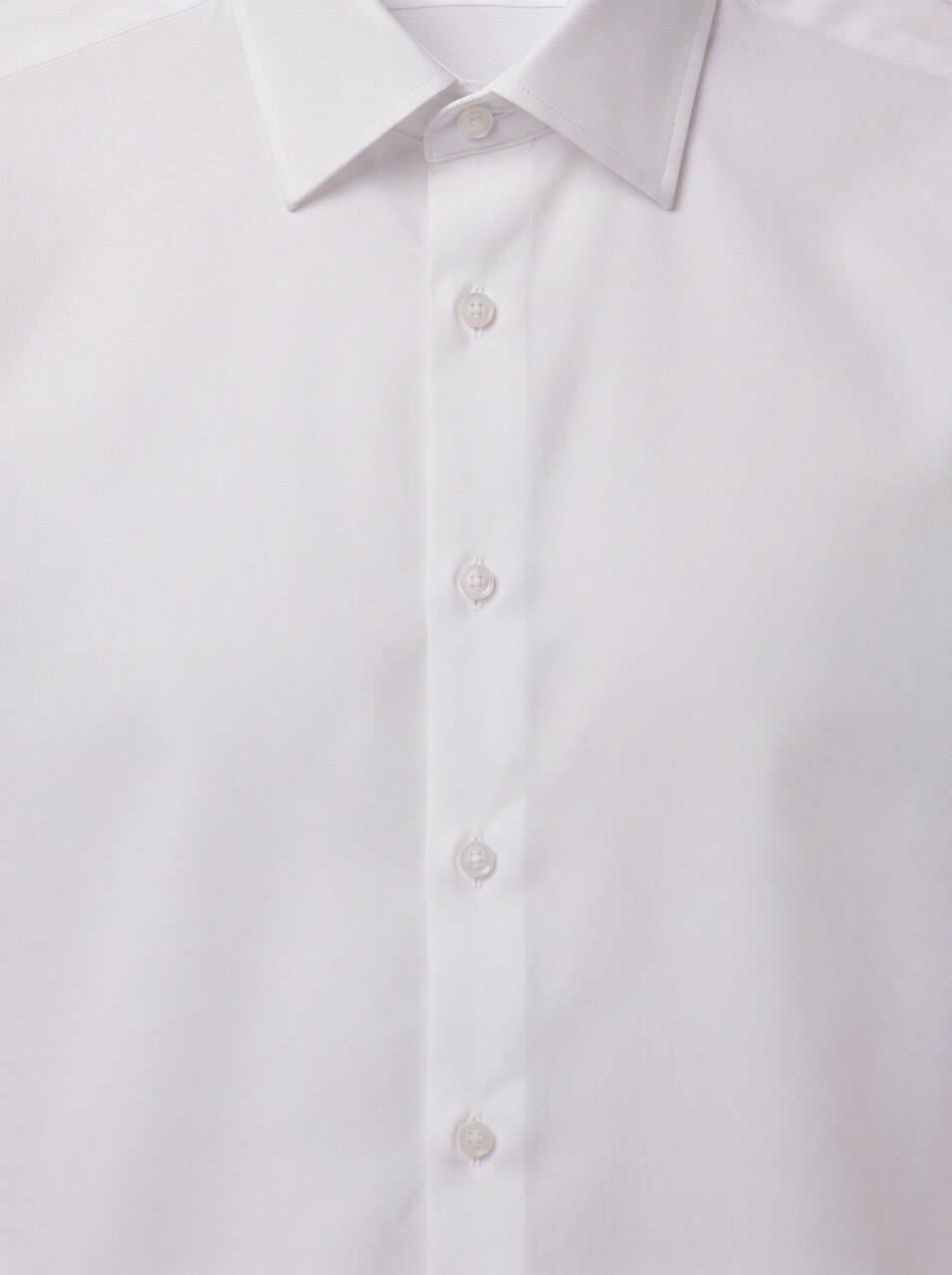 Camicia su misura tessuto Popeline bianco comfort no iron - immagine 6