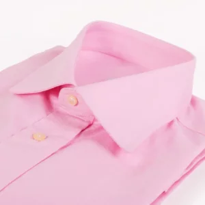 Camicia su misura tessuto Popeline rosa