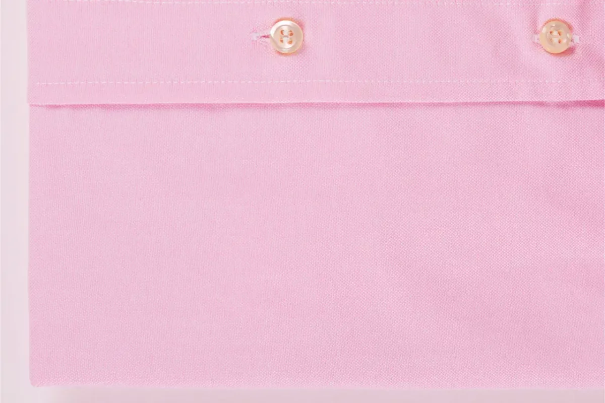 Camicia su misura tessuto Popeline rosa