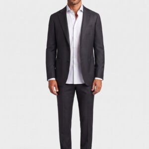 Camicia su misura Fil a Fil Bianco in un look elegante