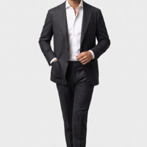 Camicia su misura Popeline Bianco Comfort No Iron in un look elegante